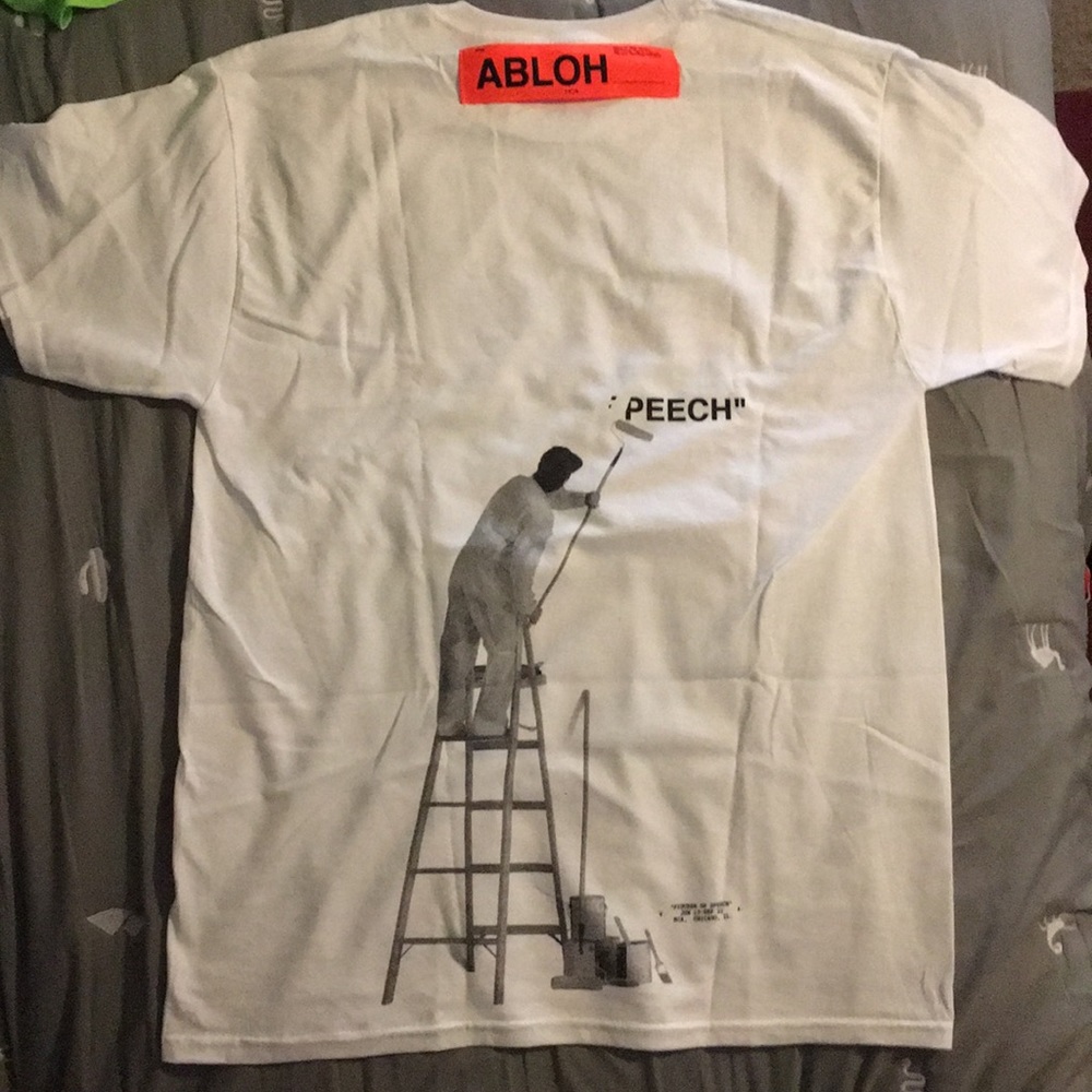 Virgil Abloh x MCA Figures of speech shirt